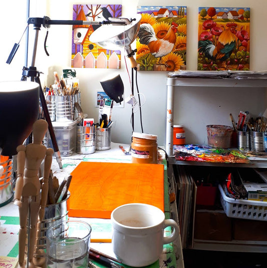Painting table view