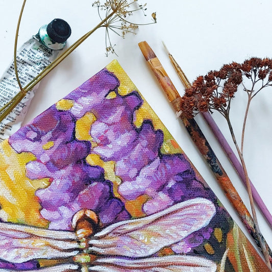 Dragonfly painting