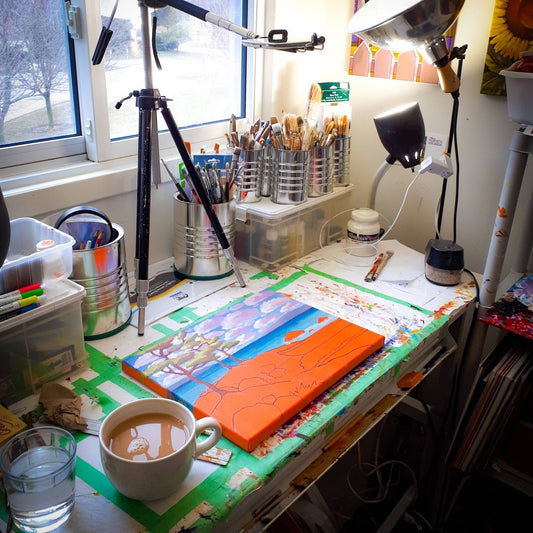 Painting in progress