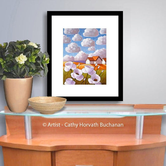Flower Clouds Art Print