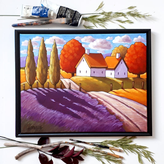 Lavender Shadows Painting Video