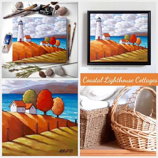 Little lighthouse painting