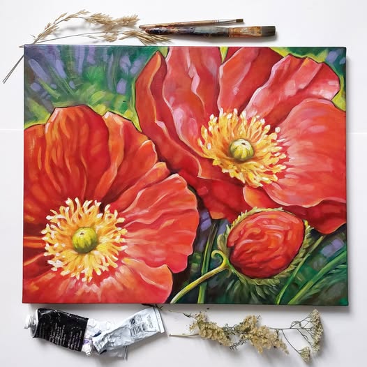 Poppy Painting New Home