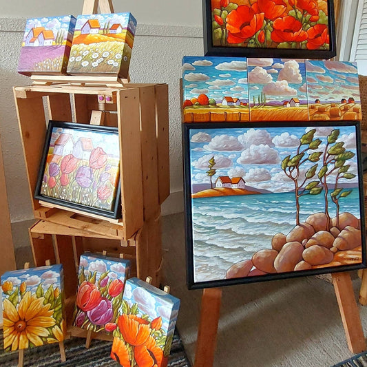 Art show prep