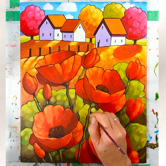 Red Poppies Country Video