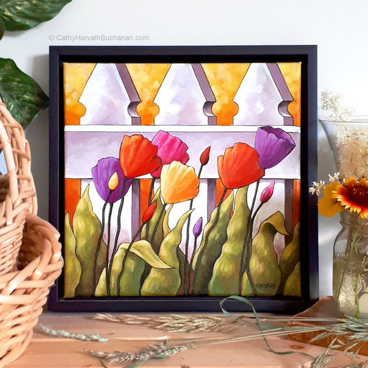 Tulips art decor