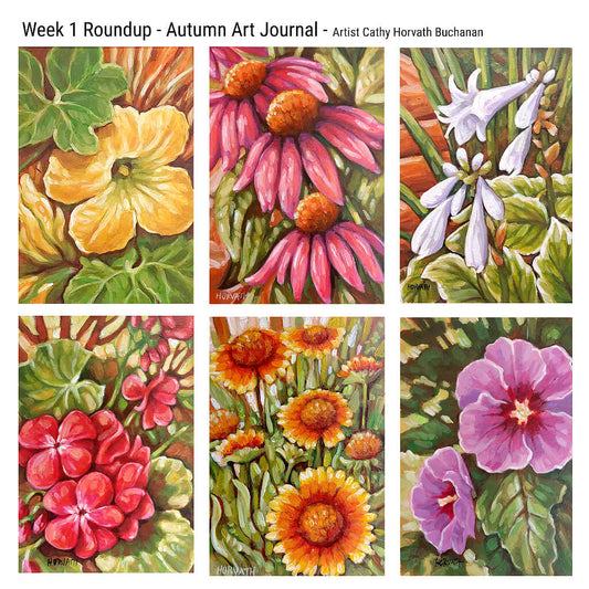 Week 1 Autumn Art Journal