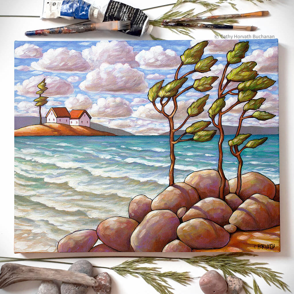 アート 額縁 Kate Buchanan The Artful Poacher Available Canvas Paintings – SoloWorkStudio