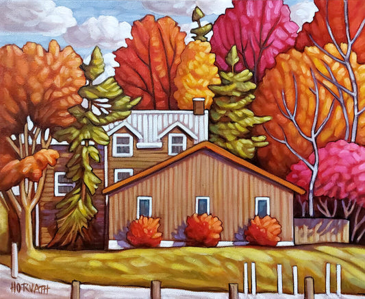 Port Stanley Autumn Emporium Art Print Giclee