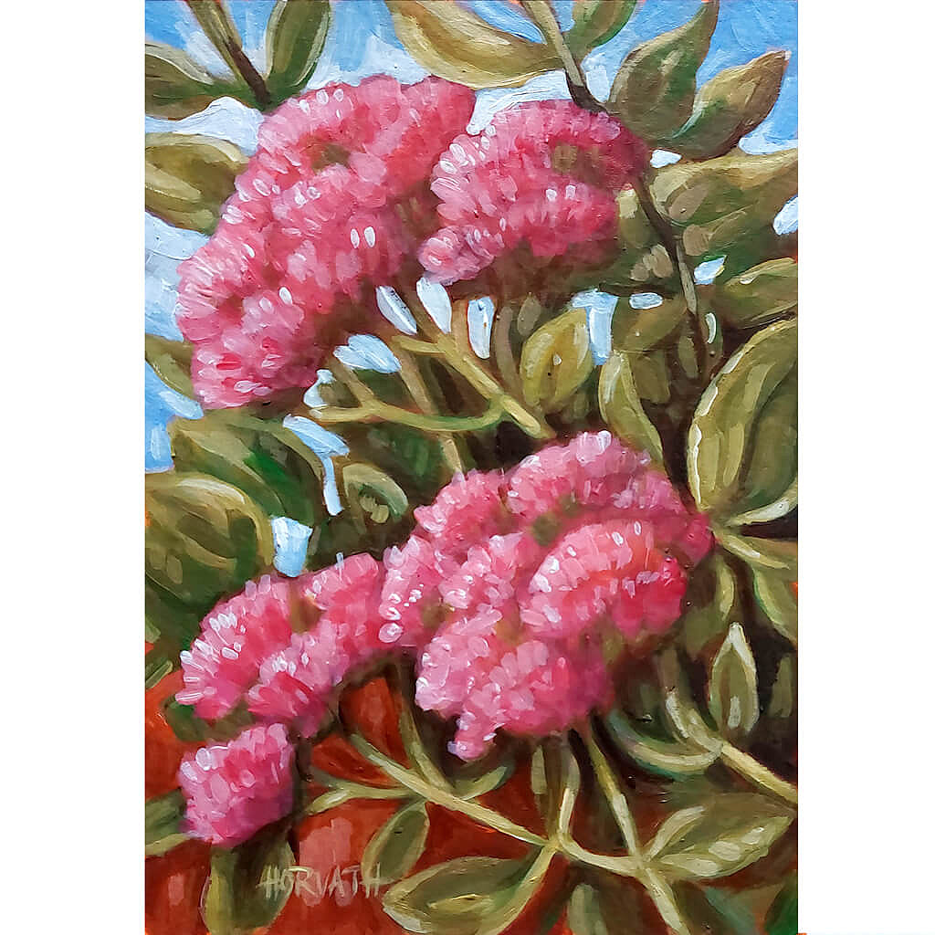 Sedum Original Painting on Paper by artist Cathy Horvath Buchanan