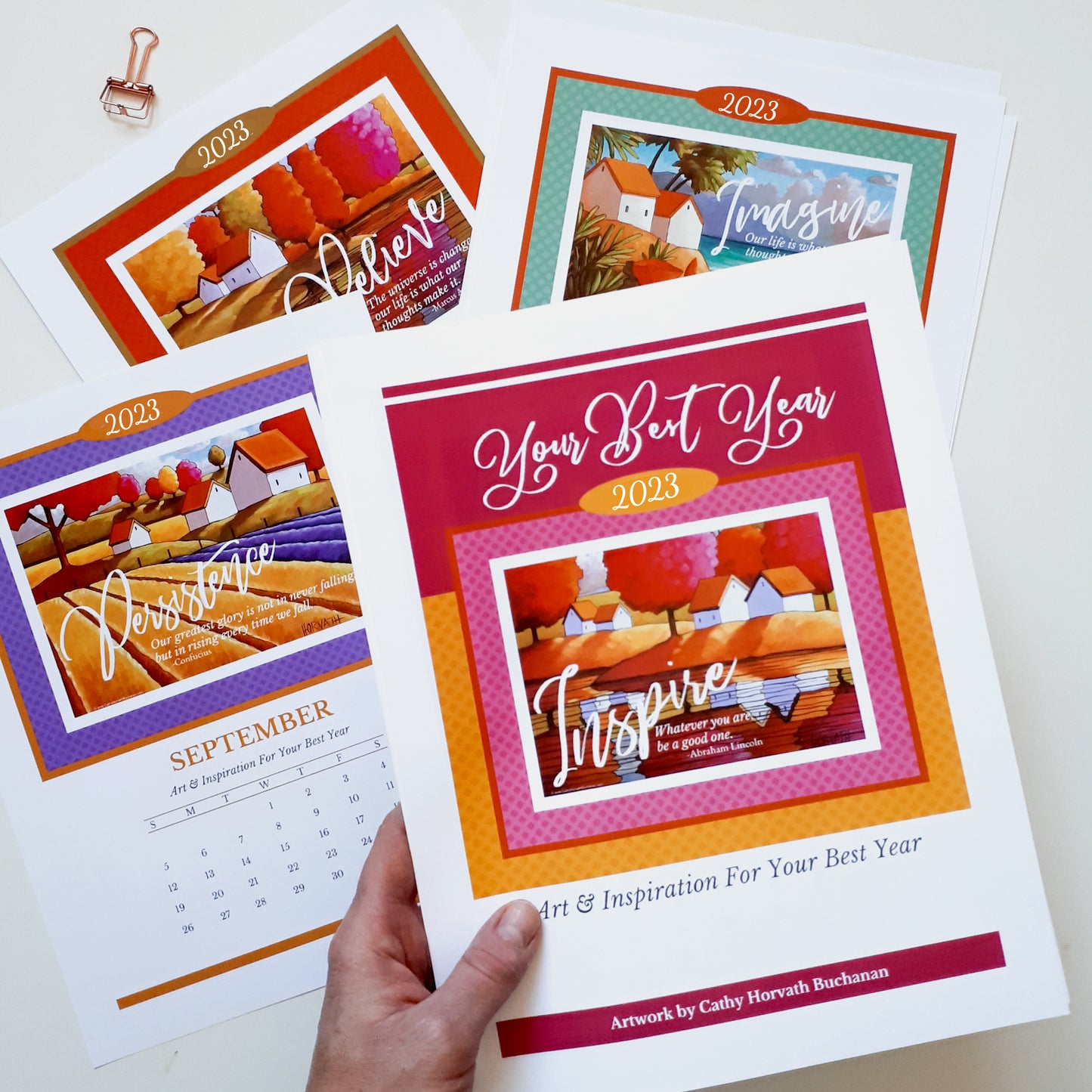 2023 Calendar Inspirational Download PDF Printable