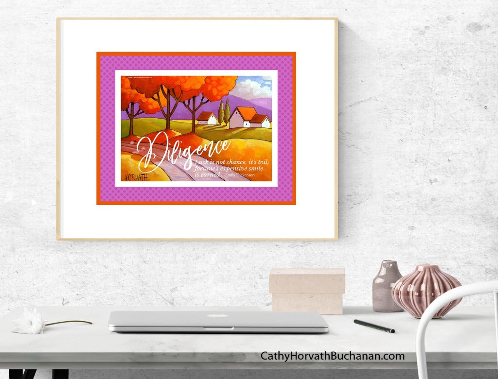 Courage Set of 4 Collection Inspirational Quote Wall Art Printable Download by Cathy Horvath Buchanan