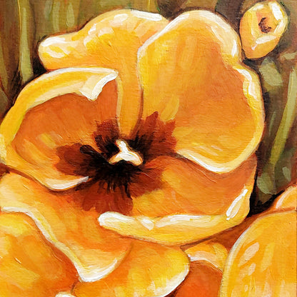 DAY 28 - Tulip Blooms Original Painting a Day