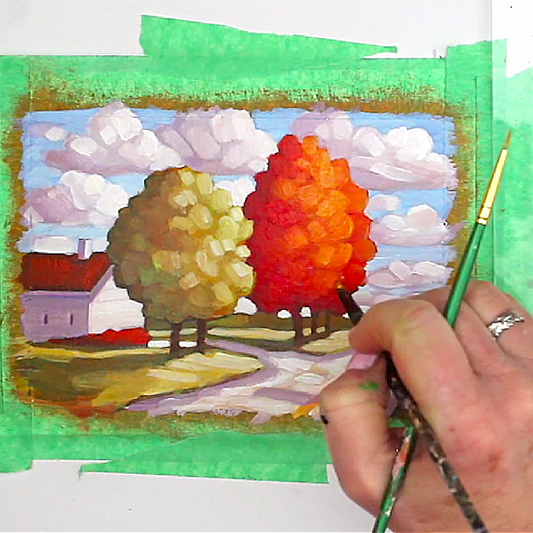 Country Road Painting Video