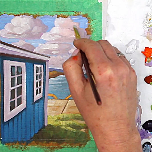 Harbour Hut Painting Video