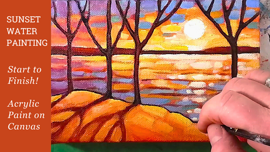 Mini Sunset Painting Video