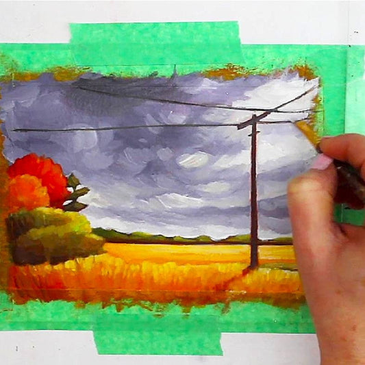 Stormy Sky Painting Video