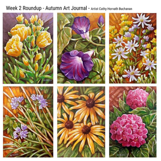 Week 2 Autumn Art Journal