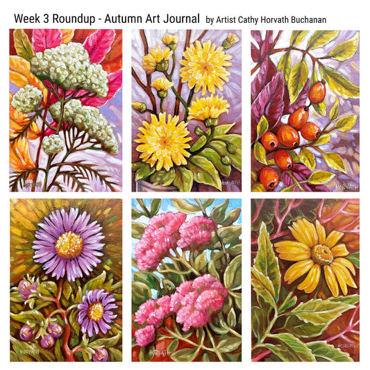 Week 3 Autumn Art Journal