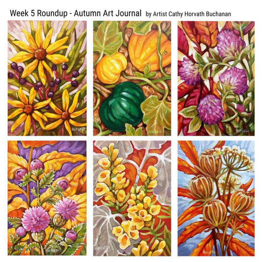 Week 5 Autumn Art Journal