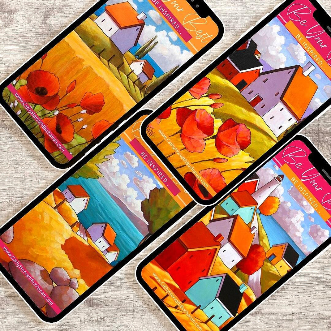 Four Phone Art Wallpapers – SoloWorkStudio