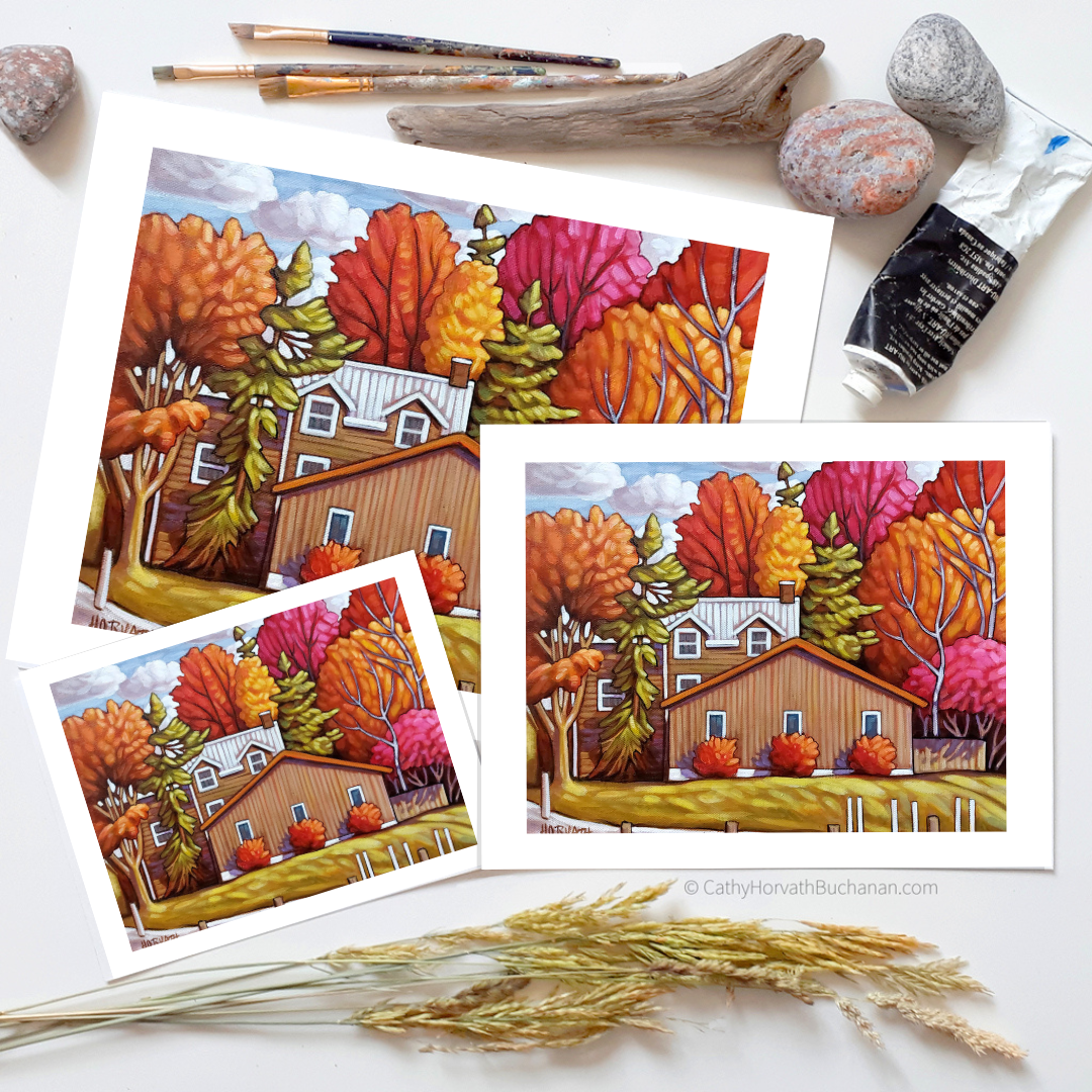 Port Stanley Autumn Emporium Art Print Giclee