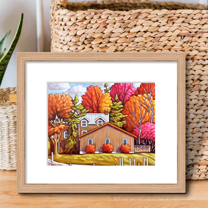 Port Stanley Autumn Emporium Art Print Giclee