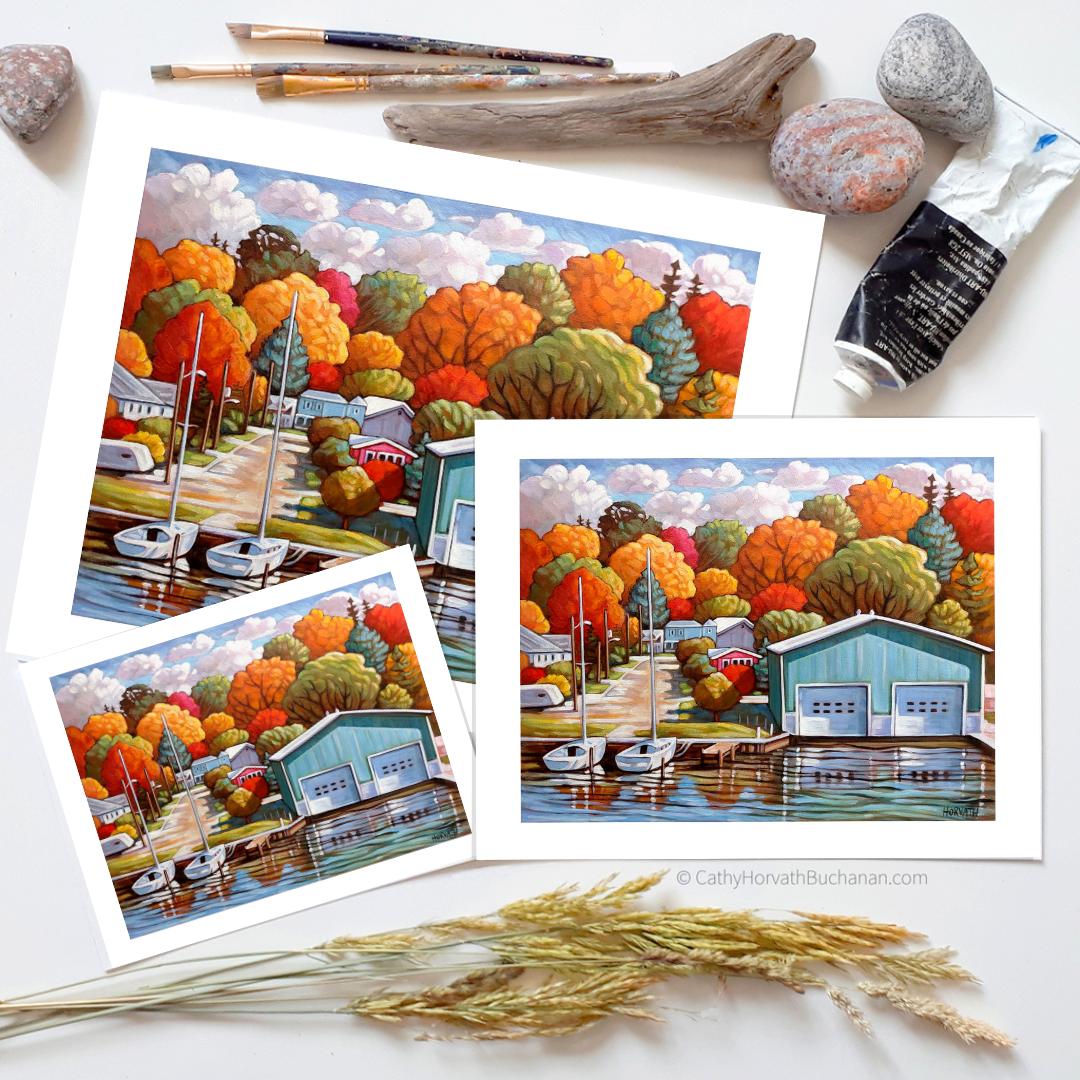 Port Stanley Hetty Boathouse Art Print Giclee