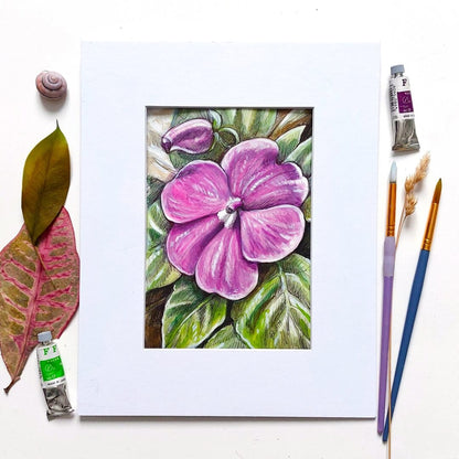 DAY 27 - Impatiens - Original Daily Draw to Paint