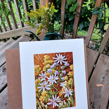DAY 12 - Wild Flowers Original Painting - Autumn Art Journal