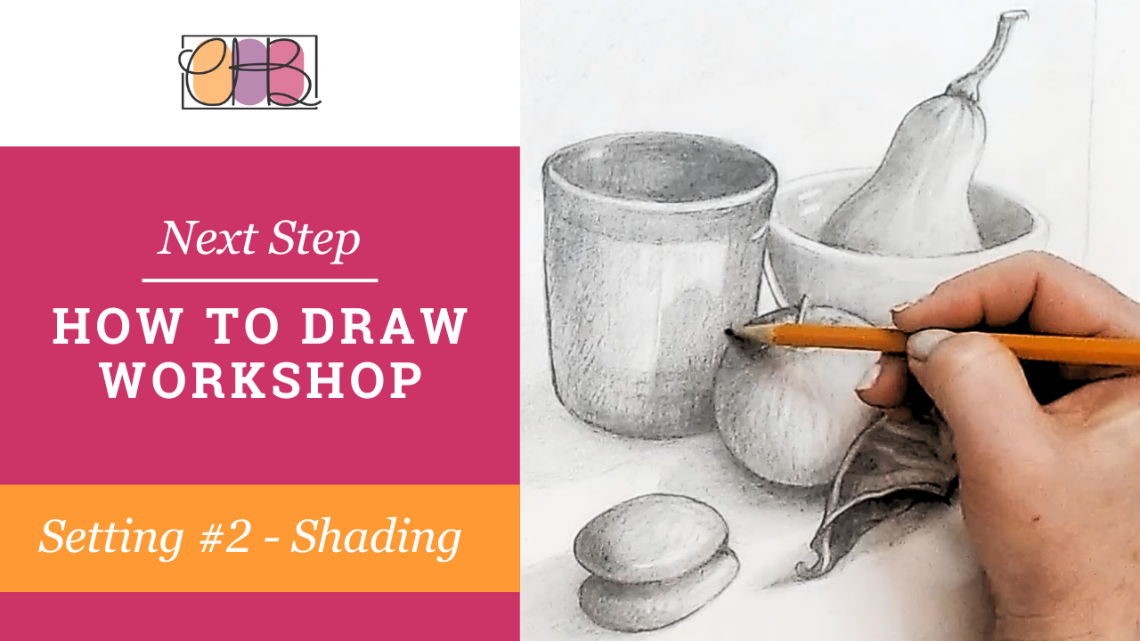 Load video: shading geometric shapes drawing video