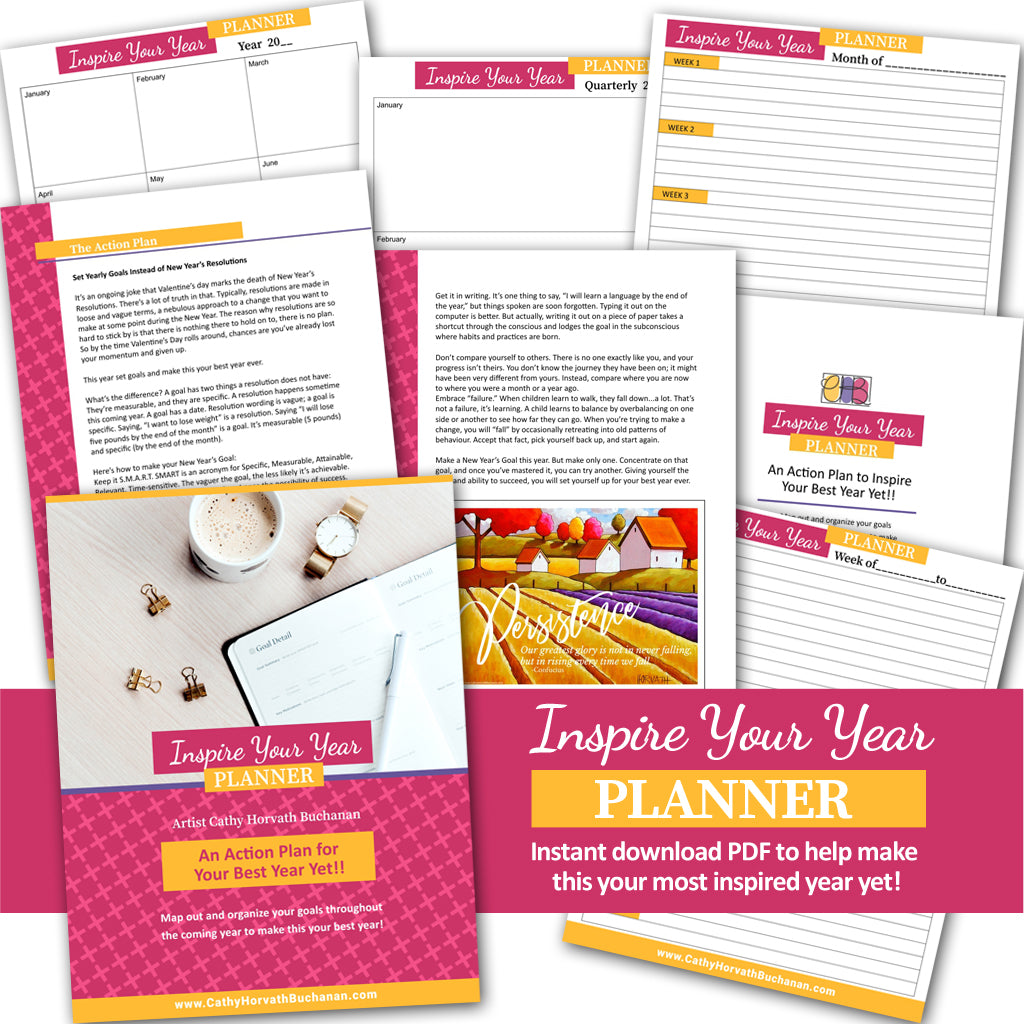 Inspire Your Year Ebook PDF Bundle - Digital Printable 