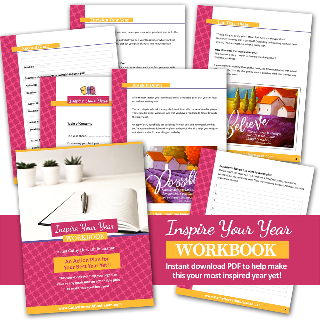 Inspire Your Year Ebook PDF Bundle - Digital Printable 