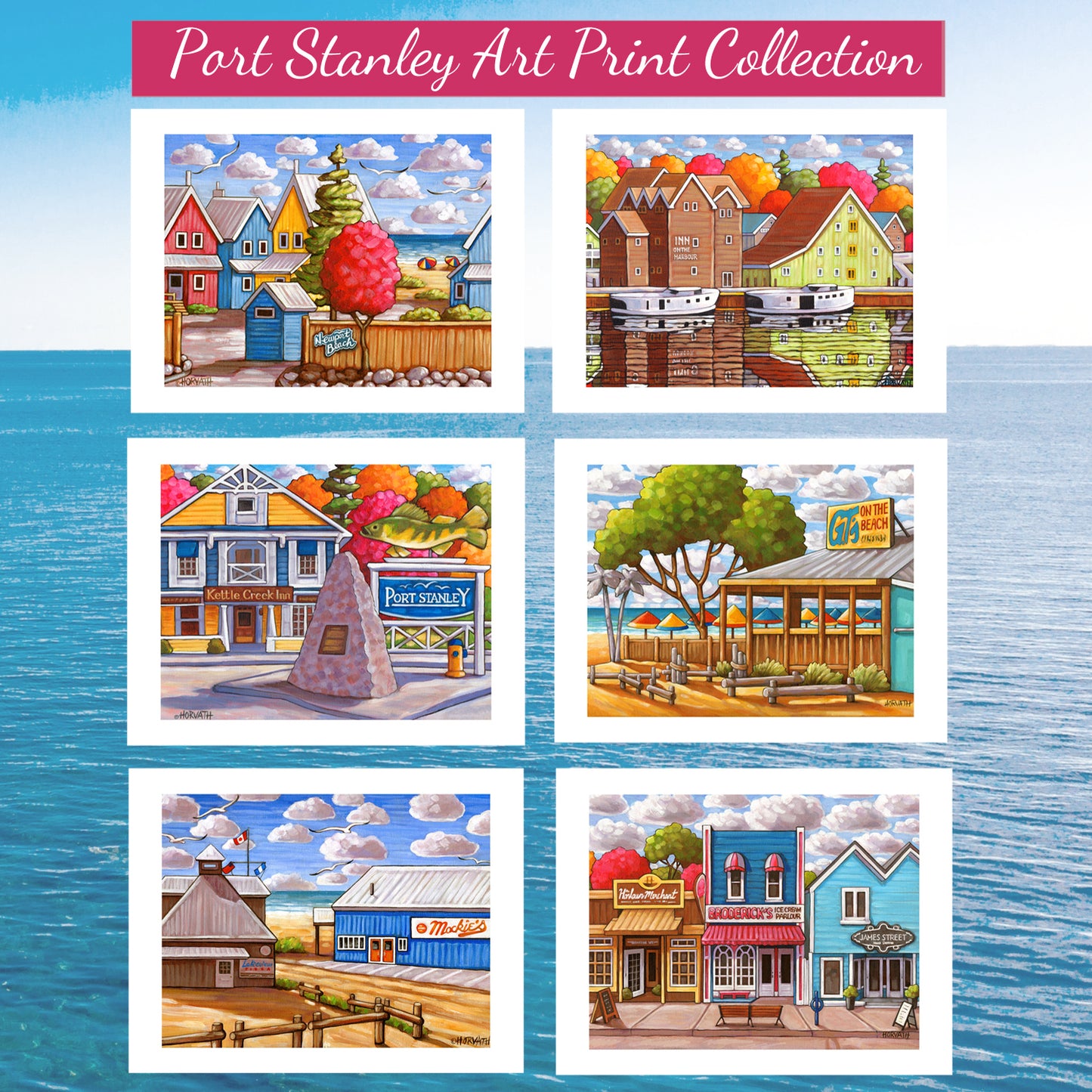 Port Stanley Village Views Collection by artist Cathy Horvath Buchanan