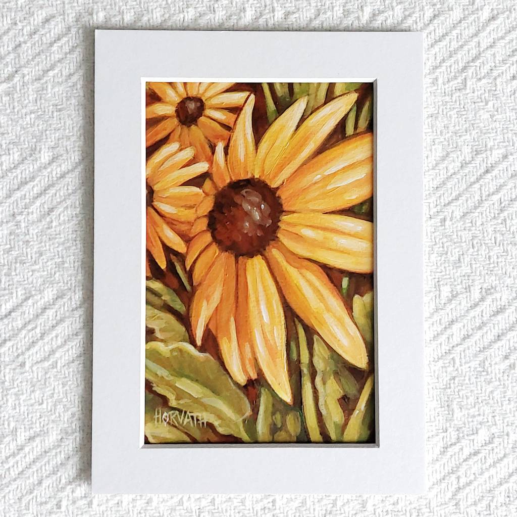 DAY 13 - Rudbeckia Original Painting a Day