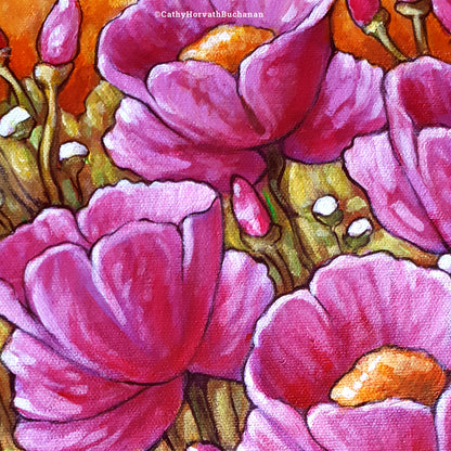 Country Garden Blooms - Original Painting