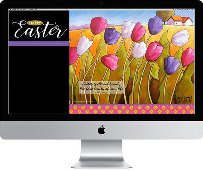 Happy Easter - Digital Device Desktop LaptopWallpaper