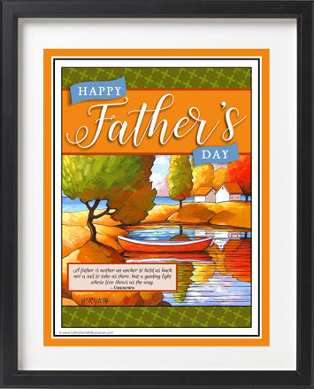 Father's Day - Digital Device + Printable Decor Wallpapers by artist Cathy Horvath Buchanan
