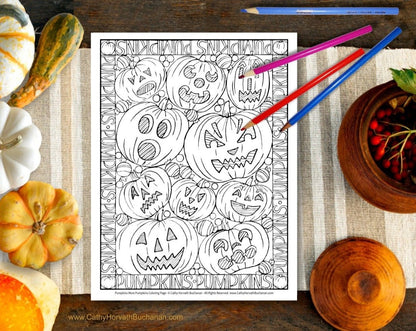 pumpkin jack o lanterns drawing by cathy horvath buchanan