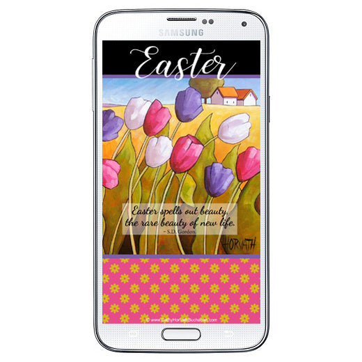  Happy Easter - Digital Device phone Wallpaper