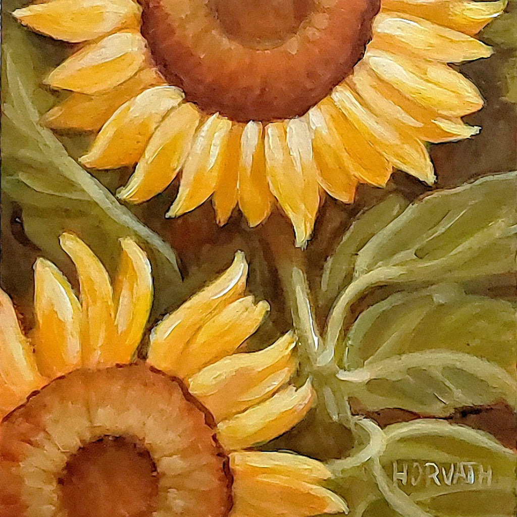 DAY 26 - Sunflowers Original Painting a Day