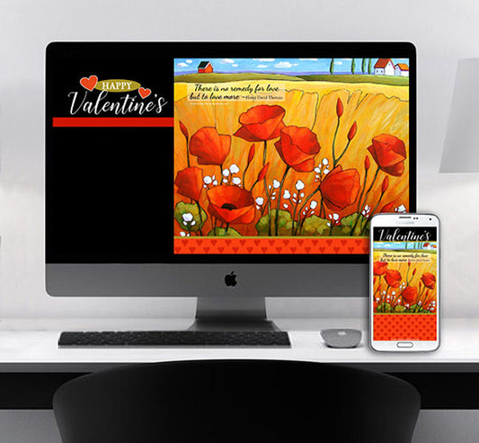 Happy Valentines - Digital Device Wallpaper